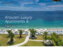 Tablet Screenshot of nissaki-corfu.com